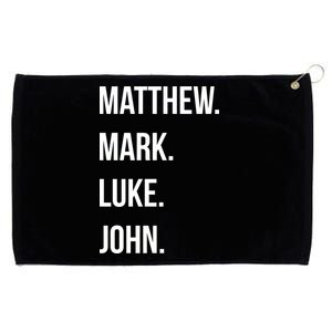 Matthew Mark Luke John Jesus Disciples Christian Grommeted Golf Towel