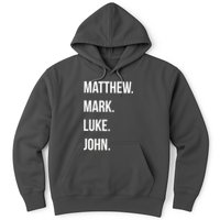 Matthew Mark Luke John Jesus Disciples Christian Hoodie