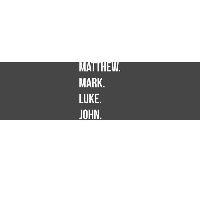 Matthew Mark Luke John Jesus Disciples Christian Bumper Sticker