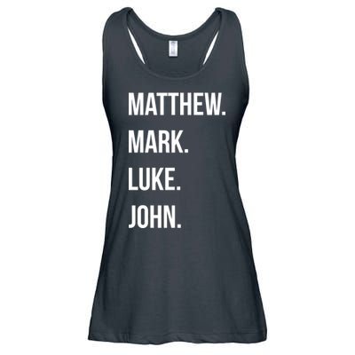 Matthew Mark Luke John Jesus Disciples Christian Ladies Essential Flowy Tank