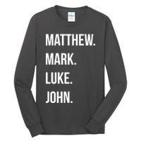 Matthew Mark Luke John Jesus Disciples Christian Tall Long Sleeve T-Shirt