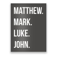 Matthew Mark Luke John Jesus Disciples Christian Poster