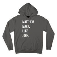 Matthew Mark Luke John Jesus Disciples Christian Tall Hoodie