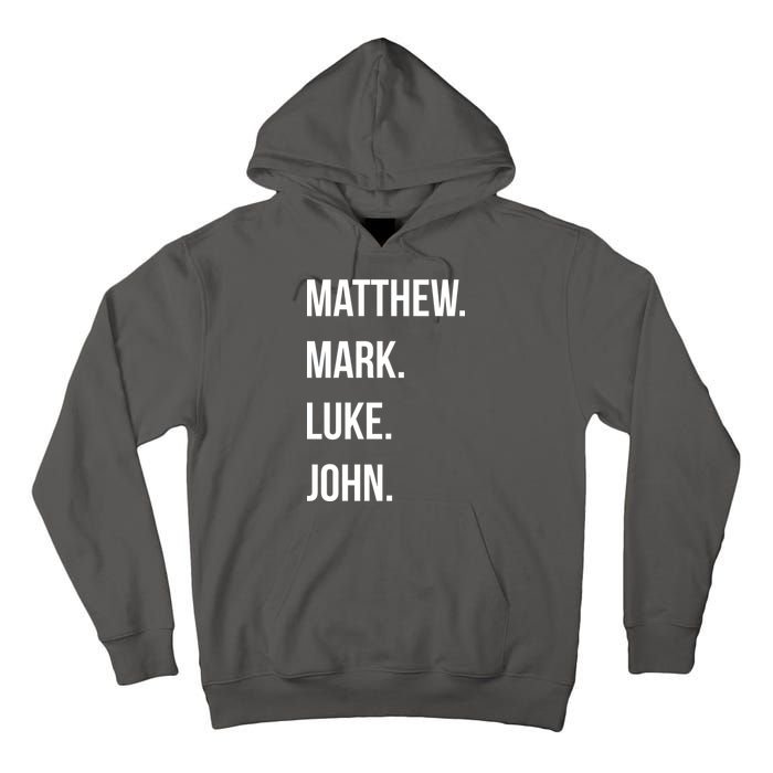 Matthew Mark Luke John Jesus Disciples Christian Tall Hoodie