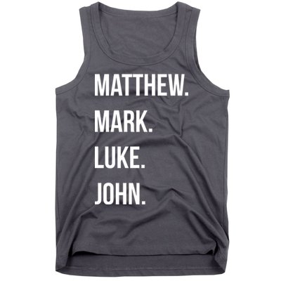 Matthew Mark Luke John Jesus Disciples Christian Tank Top