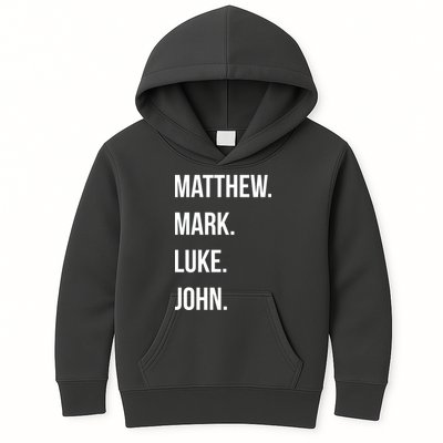 Matthew Mark Luke John Jesus Disciples Christian Kids Hoodie