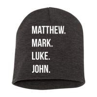 Matthew Mark Luke John Jesus Disciples Christian Short Acrylic Beanie