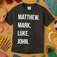 Matthew Mark Luke John Jesus Disciples Christian Kids T-Shirt