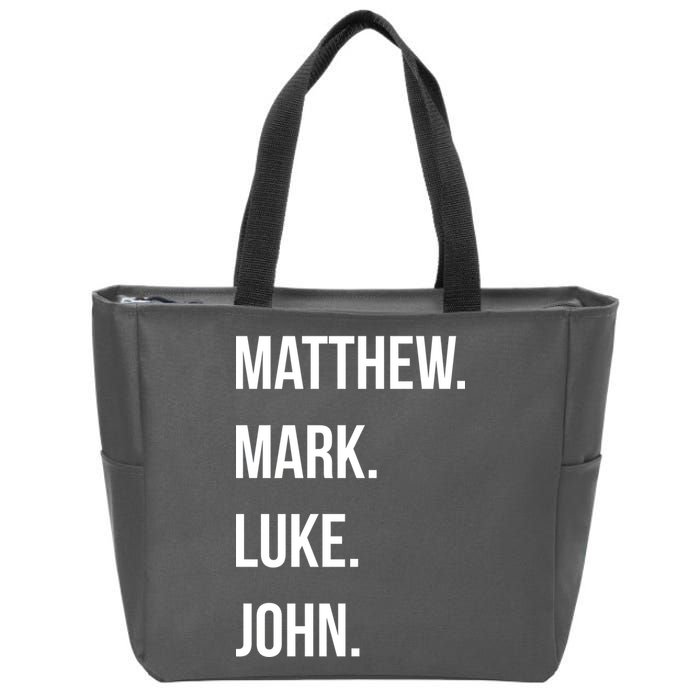 Matthew Mark Luke John Jesus Disciples Christian Zip Tote Bag