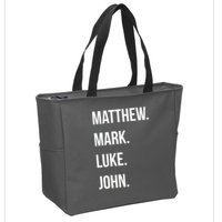 Matthew Mark Luke John Jesus Disciples Christian Zip Tote Bag
