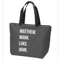 Matthew Mark Luke John Jesus Disciples Christian Zip Tote Bag