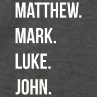 Matthew Mark Luke John Jesus Disciples Christian Vector Backpack