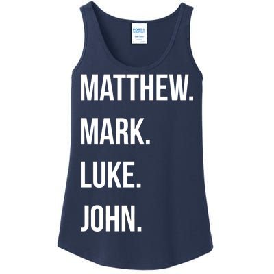 Matthew Mark Luke John Jesus Disciples Christian Ladies Essential Tank