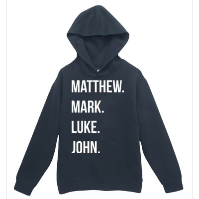 Matthew Mark Luke John Jesus Disciples Christian Urban Pullover Hoodie