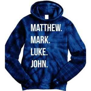 Matthew Mark Luke John Jesus Disciples Christian Tie Dye Hoodie