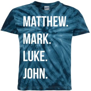 Matthew Mark Luke John Jesus Disciples Christian Kids Tie-Dye T-Shirt