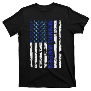 Moyamoya Awareness Usa Flag Moyamoya Disease T-Shirt