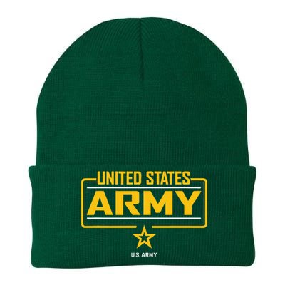 Military Army United States Green Star Knit Cap Winter Beanie