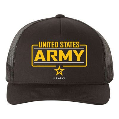 Military Army United States Green Star Yupoong Adult 5-Panel Trucker Hat