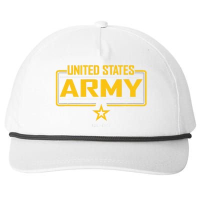 Military Army United States Green Star Snapback Five-Panel Rope Hat