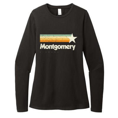 Montgomery Alabama Unique Cool Classic American Aesthetic Womens CVC Long Sleeve Shirt