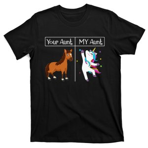 My Aunt Unicorn Funny & Cute Auntie Niece & Nephew Gift T-Shirt