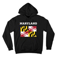 Maryland American Usa Top Travel Flag Gift Hoodie