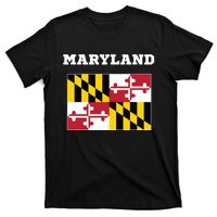 Maryland American Usa Top Travel Flag Gift T-Shirt