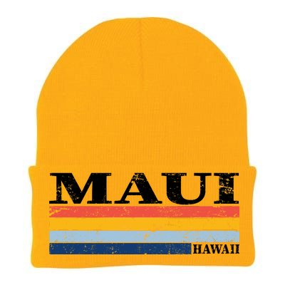 Maui Hawaii Vintage 1980s Style Knit Cap Winter Beanie