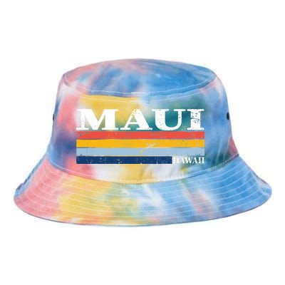 Maui Hawaii Vintage 1980s Style Tie Dye Newport Bucket Hat