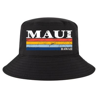 Maui Hawaii Vintage 1980s Style Cool Comfort Performance Bucket Hat