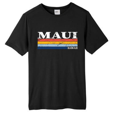 Maui Hawaii Vintage 1980s Style Tall Fusion ChromaSoft Performance T-Shirt