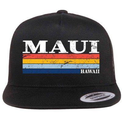 Maui Hawaii Vintage 1980s Style Flatbill Hat