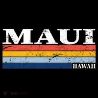 Maui Hawaii Vintage 1980s Style Flatbill Hat