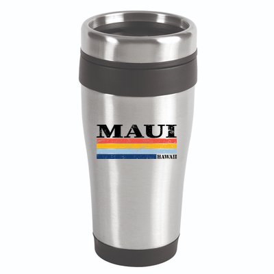 Maui Hawaii Vintage 1980s Style 16oz Travel Tumbler