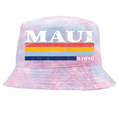 Maui Hawaii Vintage 1980s Style Tie-Dyed Bucket Hat