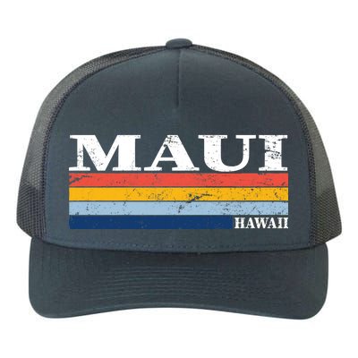 Maui Hawaii Vintage 1980s Style Yupoong Adult 5-Panel Trucker Hat