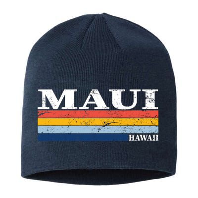 Maui Hawaii Vintage 1980s Style Sustainable Beanie