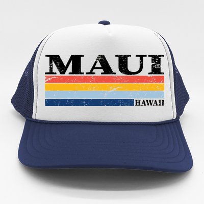 Maui Hawaii Vintage 1980s Style Trucker Hat