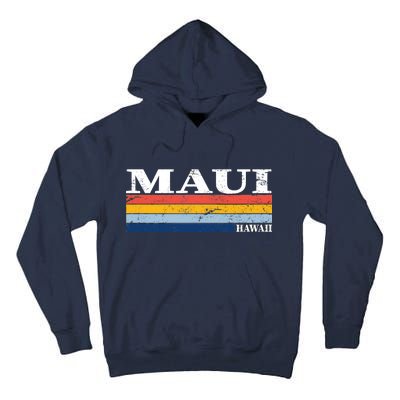 Maui Hawaii Vintage 1980s Style Tall Hoodie