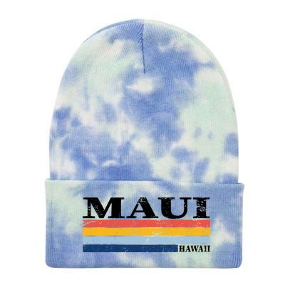 Maui Hawaii Vintage 1980s Style Tie Dye 12in Knit Beanie