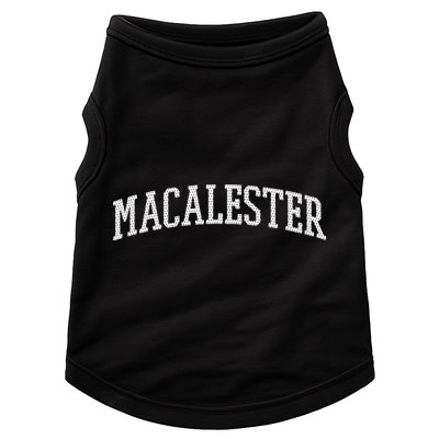Macalester Arch Vintage College University Alumni Style Doggie Tank