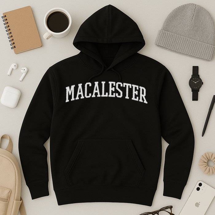 Macalester Arch Vintage College University Alumni Style Hoodie