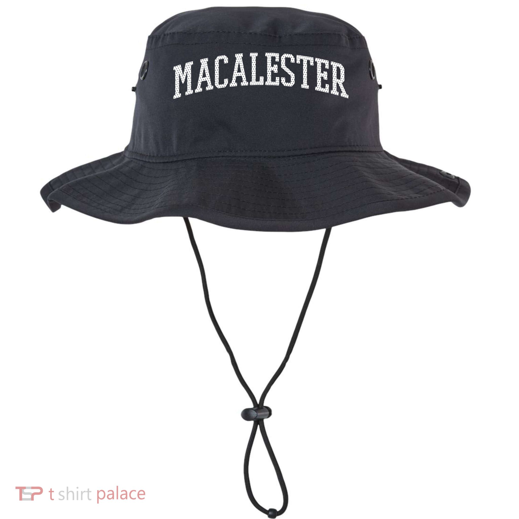 Macalester Arch Vintage College University Alumni Style Bucket Hat