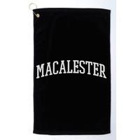Macalester Arch Vintage College University Alumni Style Golf Towel
