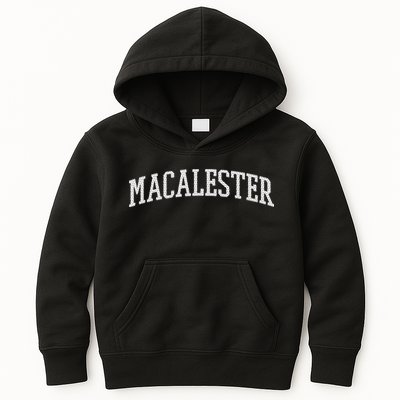 Macalester Arch Vintage College University Alumni Style Kids Hoodie