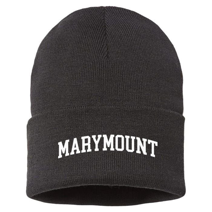 Marymount Arch Vintage Retro College Athletic Sports Sustainable Knit Beanie