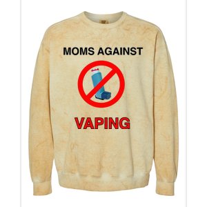 Moms Against Vaping Colorblast Crewneck Sweatshirt