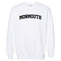 Monmouth Arch Vintage College Athletic Sport Garment-Dyed Sweatshirt