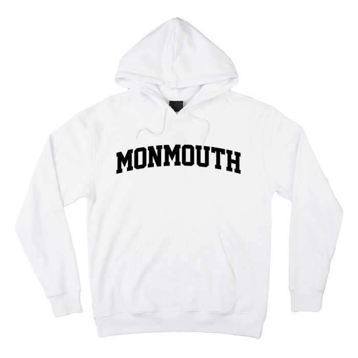 Monmouth Arch Vintage College Athletic Sport Hoodie